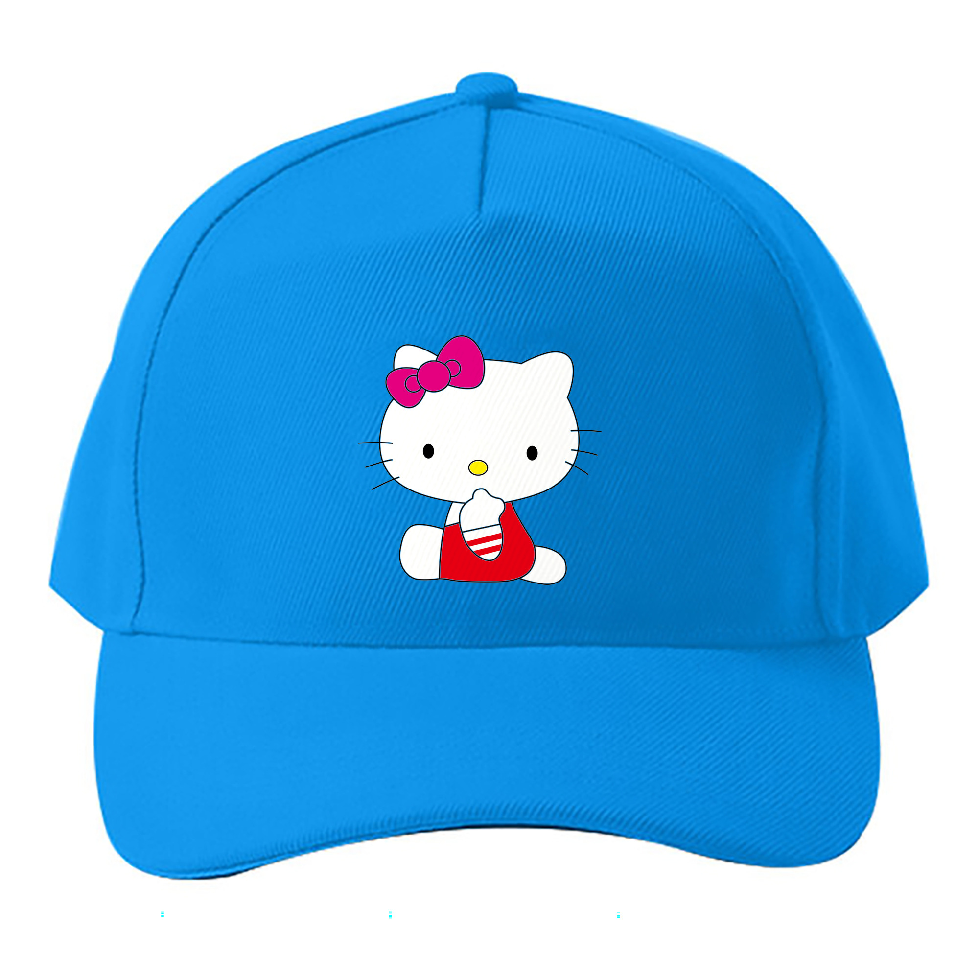 （画像用） Hello Kitty ハローキティ ベースボールキャップ 綿100％ 男女兼用 帽子 スポーツ